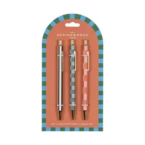 Designworks Ink set de pixuri Stripes & Checks 3-pack imagine