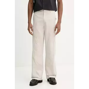 Heliot Emil pantaloni culoarea bej, drept, SS25_M_10_108_ST18_CO imagine