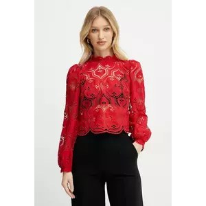 Morgan bluză OMBRE culoarea rosu, uni, OMBRE imagine