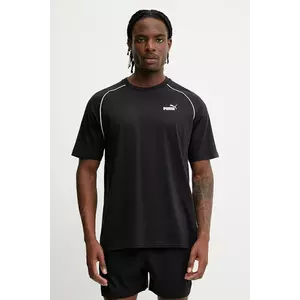 Puma tricou din bumbac culoarea negru, cu imprimeu, 684616 imagine