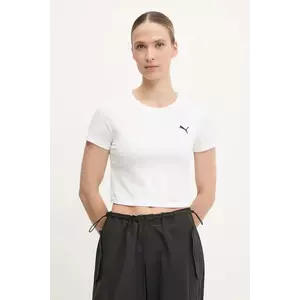 Puma tricou culoarea alb, 629745 imagine
