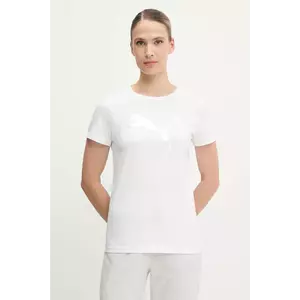 Puma tricou din bumbac culoarea alb, 684995 imagine