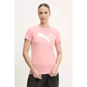 Puma tricou din bumbac culoarea portocaliu, 684995 imagine