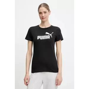 Puma tricou din bumbac culoarea negru, 631536 imagine