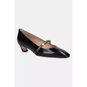 Bally pantofi de piele culoarea negru, cu toc drept, WP351D imagine
