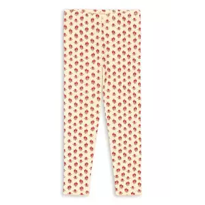 Konges Sløjd colanți MINNIE PANTS GOTS culoarea bej, KS103395 imagine