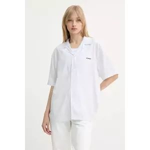 Sunnei cămașă culoarea alb, cu guler clasic, relaxed, RTWXSHR030 imagine