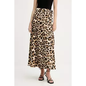 MUNTHE fustă UBBA culoarea maro, maxi, evazati, 255120525519 imagine