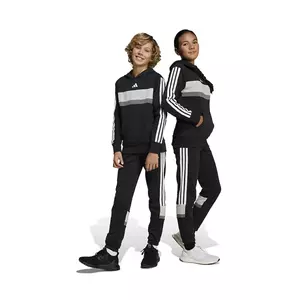 adidas pantaloni de trening pentru copii culoarea negru, cu imprimeu, JC7486 imagine