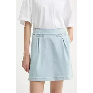 MUNTHE fustă din denim UPALA mini, drept, 255121525502 imagine