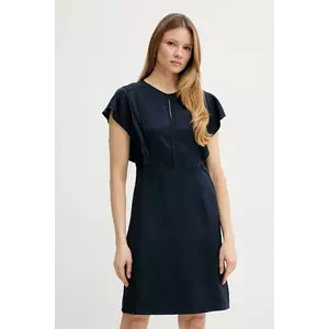 BOSS rochie culoarea bleumarin, mini, dreaptă, 50537402 imagine