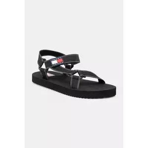Tommy Jeans sandale CASUAL SANDAL bărbați, culoarea gri, EM0EM01563 imagine