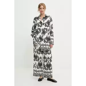 Answear Lab cămașă și pantaloni culoarea negru imagine