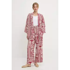 Answear Lab sacou și pantaloni culoarea rosu imagine