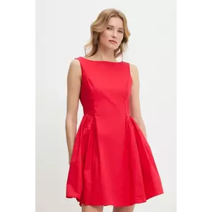 Answear Lab rochie culoarea rosu, mini, evazată imagine