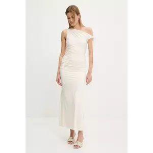 Answear Lab rochie culoarea bej, maxi, mulată imagine