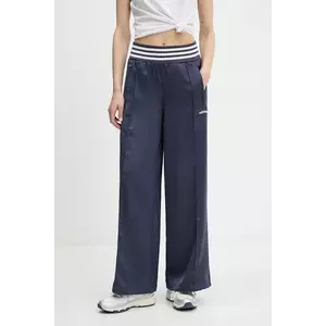 adidas Originals pantaloni de trening Wide Trackpant culoarea bleumarin, uni, JC7758 imagine
