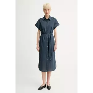 Marc O'Polo rochie din bumbac midi, dreaptă, 504081121147 imagine