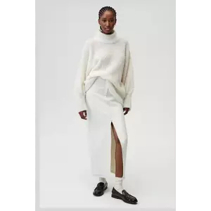 Undress Code fustă Soft Gaze Skirt culoarea bej, maxi, drept, 759 imagine