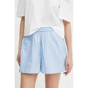 Ivy Oak pantaloni scurți din bumbac PIPER ANN cu imprimeu, high waist, IO115206 imagine