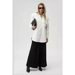 Undress Code cămașă Hailey Shirt culoarea bej, cu guler clasic, relaxed, 758 imagine