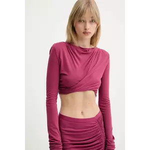 Rick Owens Lilies longsleeve culoarea roz, LI01E4204RV imagine