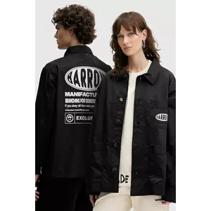 Barrow geacă cu aspect de cămașă culoarea negru, de tranzitie, oversize, S5BWUAJK065 imagine