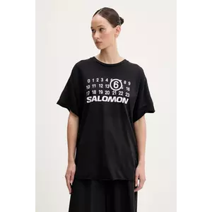 MM6 Maison Margiela tricou culoarea negru, S52GC0345.M20101 imagine