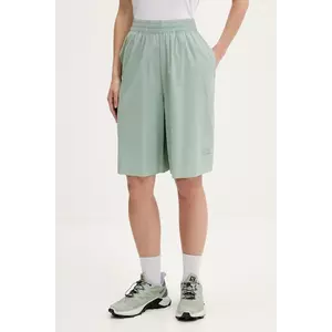 MM6 Maison Margiela pantaloni scurți x Salomon culoarea verde, uni, high waist, S52MU0131.M35417 imagine