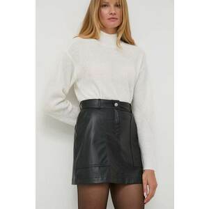 Boss Orange fusta BOSS ORANGE culoarea negru, mini, drept imagine