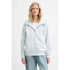 G-Star bluză culoarea gri, cu glugă, uni, D22727-C235 imagine