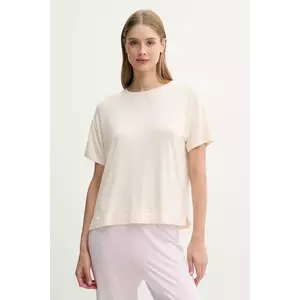 United Colors of Benetton tricou de pijama culoarea bej, 36MX3M07A imagine