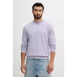 BOSS Orange hanorac de bumbac culoarea verde, melanj, 50509323 imagine