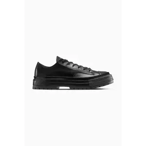 Converse teniși de piele Chuck 70 National culoarea negru, A14188C imagine