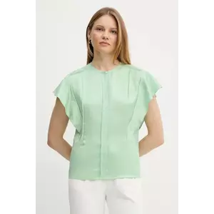 BOSS bluză culoarea verde, neted, 50540635 imagine