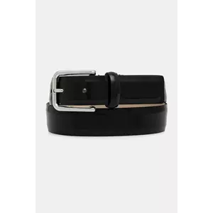 BOSS curea de piele culoarea negru, 50536998 imagine