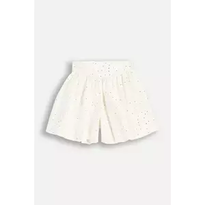 Coccodrillo pantaloni scurți culoarea alb, cu imprimeu, talie reglabila, ELEGANT JUNIOR GIRL imagine
