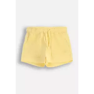 Coccodrillo pantaloni scurți culoarea galben, neted, talie reglabila, HOLIDAY SPLASH GIRL KIDS imagine