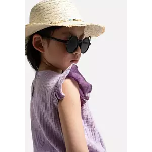 Coccodrillo pălărie culoarea bej, bumbac, ACCESSORIES imagine