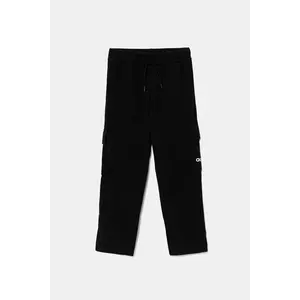adidas pantaloni de trening pentru copii culoarea negru, uni, JC9738 imagine