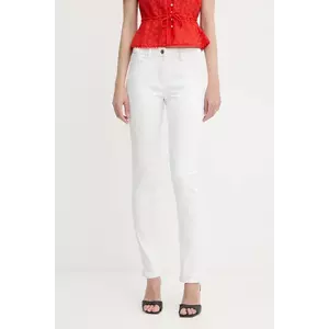 Morgan jeans PETROI1 culoarea alb, PETROI1 imagine