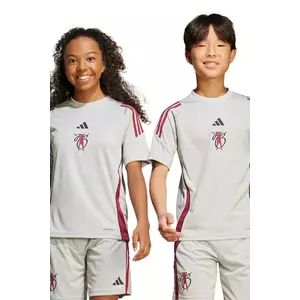 adidas Performance tricou copii culoarea gri, cu imprimeu, JX1967 imagine