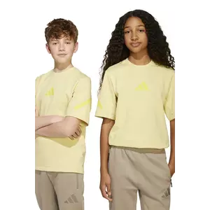 adidas tricou culoarea verde, cu imprimeu, JD0015 imagine