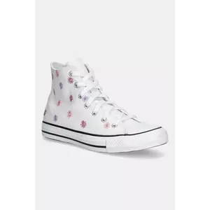 Converse teniși copii CHUCK TAYLOR ALL STAR culoarea alb, A11781C imagine