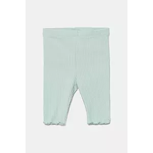 United Colors of Benetton leggins copii culoarea turcoaz, uni, 3F1AGF04K imagine