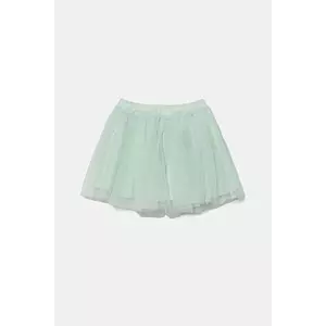 United Colors of Benetton fustă fete culoarea verde, mini, evazati, 4XTGG0011 imagine