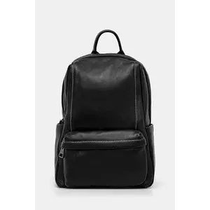 Answear Lab ghiozdan de piele femei, culoarea negru, mic, neted imagine