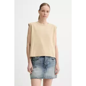 Levi's top din bumbac culoarea negru, A8794 imagine