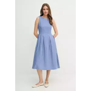 OUI rochie din in mini, evazată, 92851 imagine