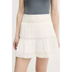 Superdry fustă culoarea bej, mini, evazati, W7210350A-71D imagine